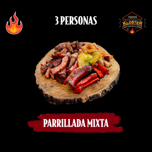 Parrillada mixta 3 Personas